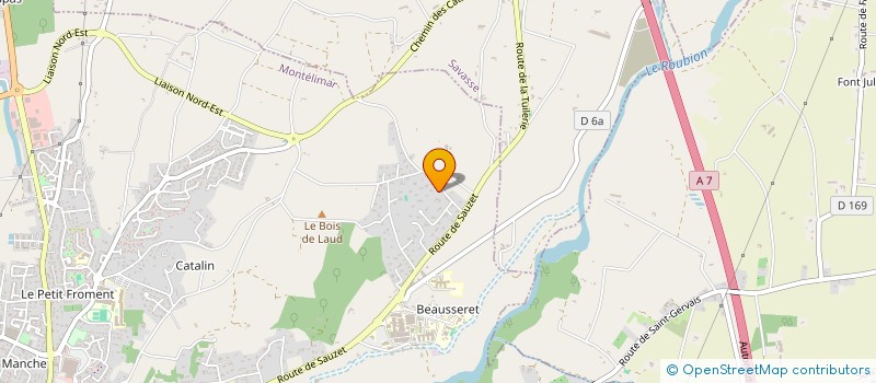 localisation de l'entreprise FAVI  MONTELIMAR