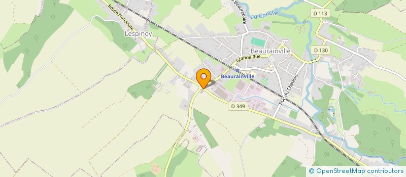 localisation de l'entreprise FAVI  BEAURAINVILLE