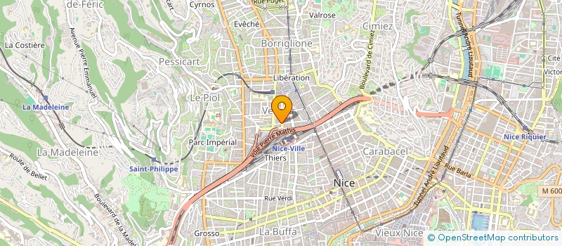 localisation de l'entreprise FAVI SARL à NICE