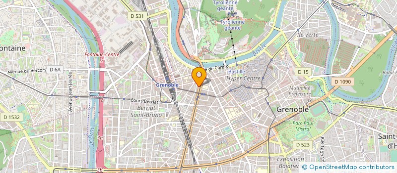 localisation de l'entreprise FAVIDIS à GRENOBLE