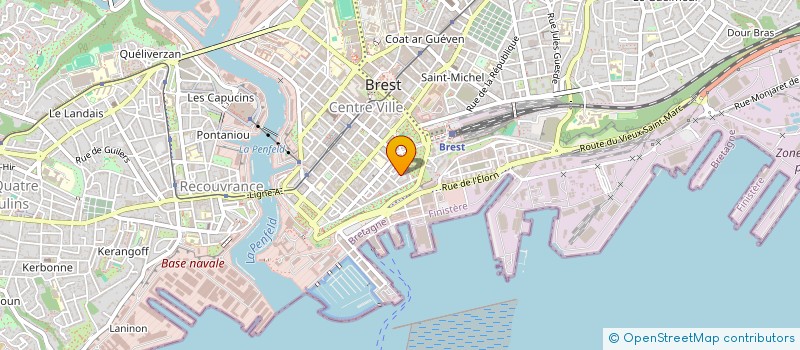 localisation de l'entreprise FAVIE à BREST