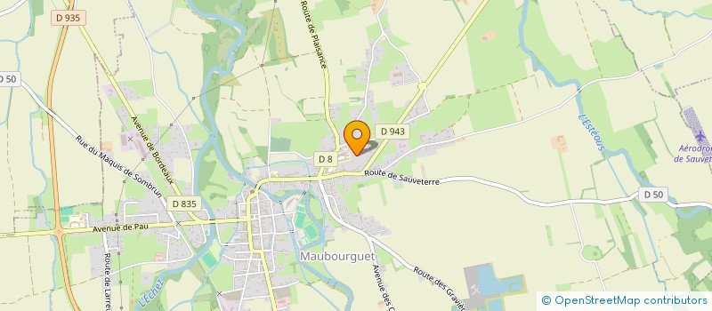 localisation de l'entreprise FAVIE  MAUBOURGUET