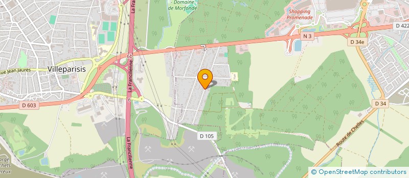 localisation de l'entreprise FAVIER 77  CLAYE-SOUILLY