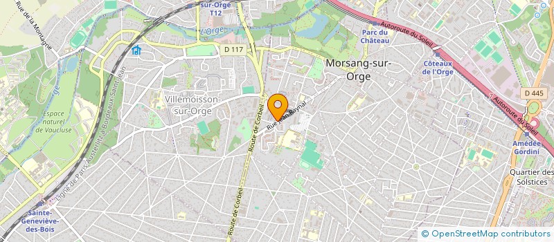 localisation de l'entreprise FAVIER PERE ET FILS  MORSANG-SUR-ORGE