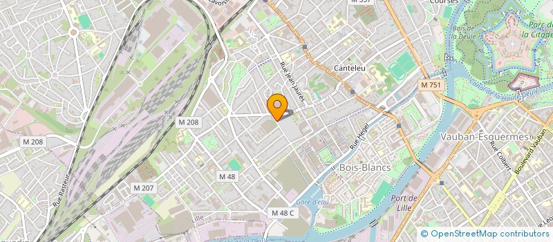 localisation de l'entreprise FAVIER SETREM à LILLE