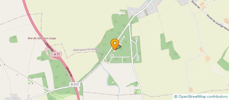 localisation de l'entreprise FAVIERE BATIMENT  PLAIMPIED-GIVAUDINS
