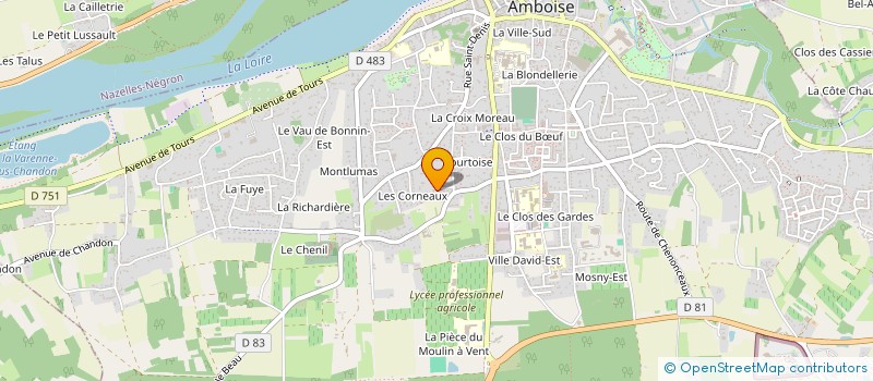 localisation de l'entreprise FAVIGNANA à MONTLOUIS-SUR-LOIRE
