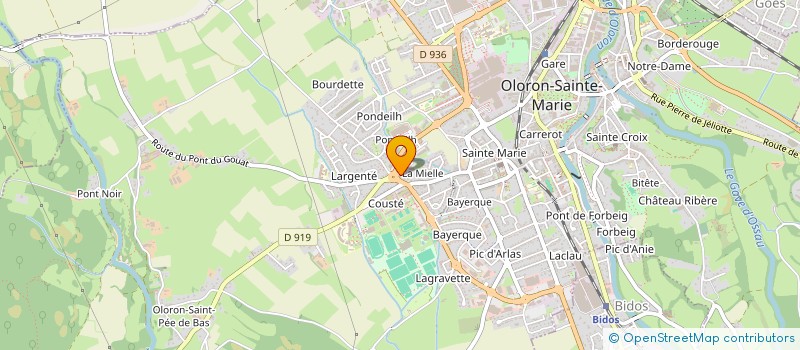 localisation de l'entreprise FAVIHORCHA  OLORON-SAINTE-MARIE