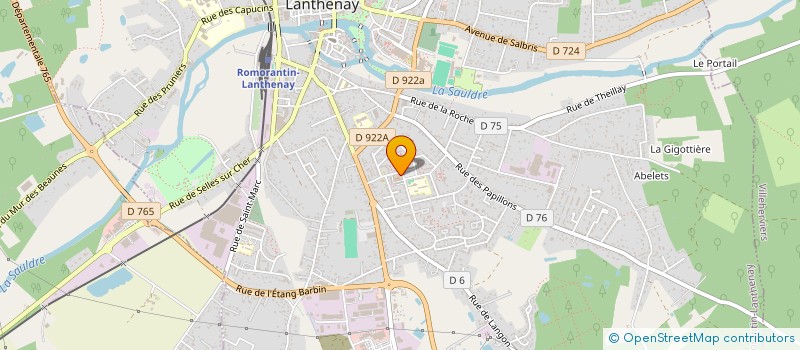 localisation de l'entreprise FAVIMARCHE à ROMORANTIN-LANTHENAY