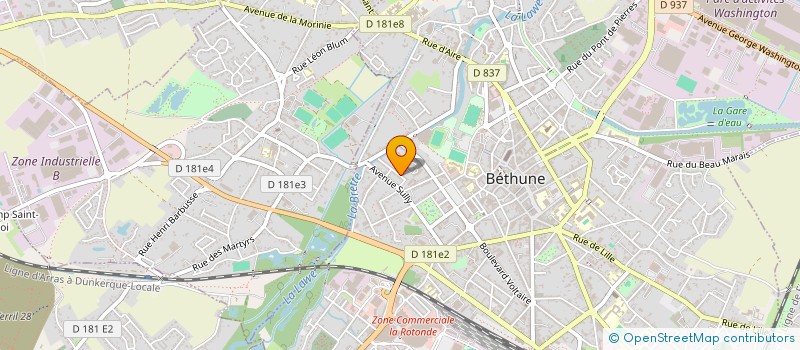 localisation de l'entreprise FAVIMMO  CUCQ