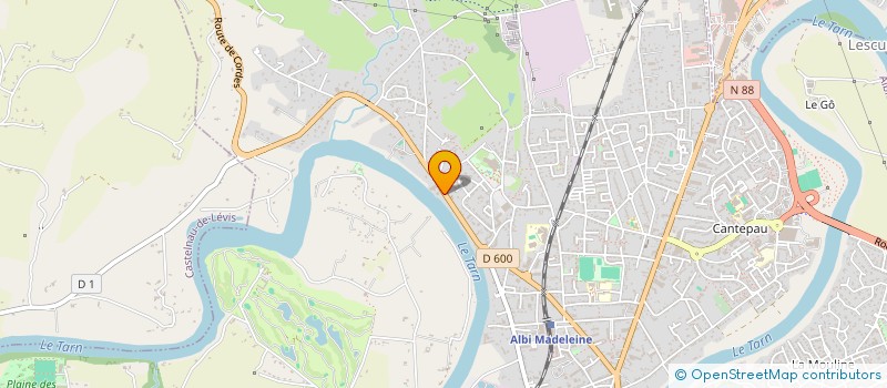 localisation de l'entreprise FAVIMMO à ALBI