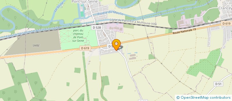 localisation de l'entreprise FAVIN  PONT-SUR-SEINE