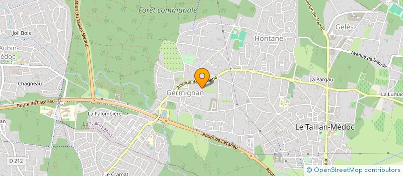 localisation de l'entreprise FAVINC  LE TAILLAN-MEDOC