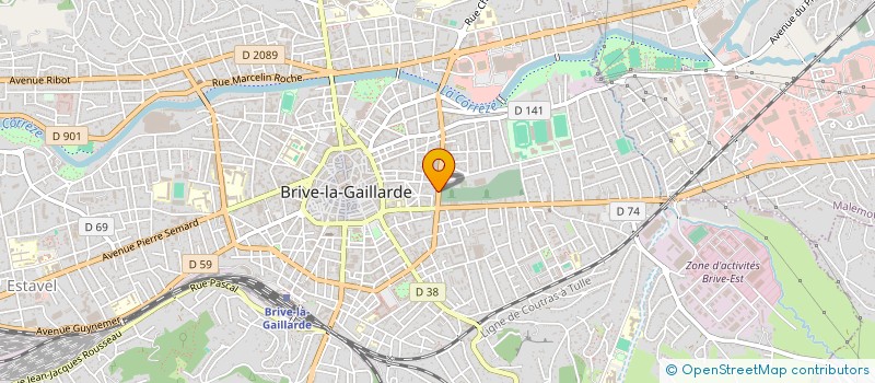 localisation de l'entreprise FAVIQ  BRIVE-LA-GAILLARDE