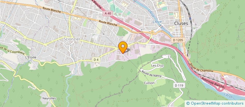 localisation de l'entreprise FAVIQUE à SCIONZIER