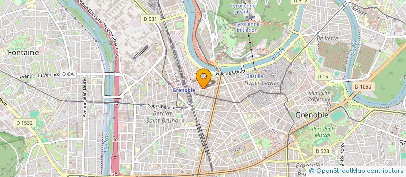 localisation de l'entreprise FAVLAB-GI à GRENOBLE