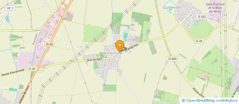 localisation de l'entreprise FAVOCCIA IMMOBILIER STRATEGIE & CONSEIL (F.I.S.C.)  AVRAINVILLE