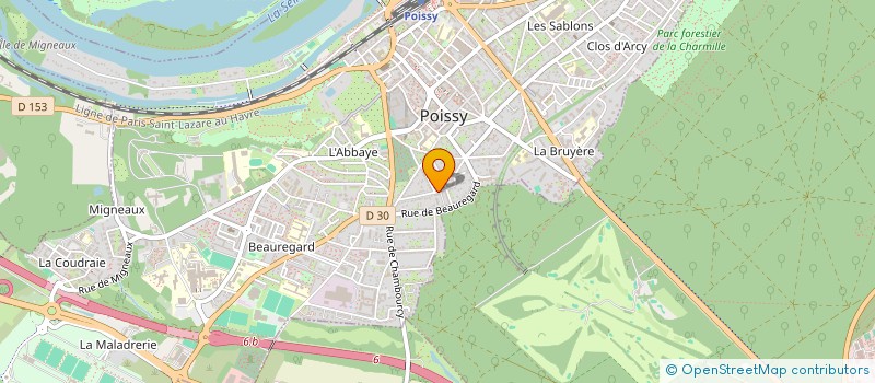 localisation de l'entreprise FAVOLLA  POISSY