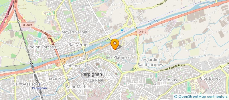 localisation de l'entreprise FAVONIUS à PERPIGNAN