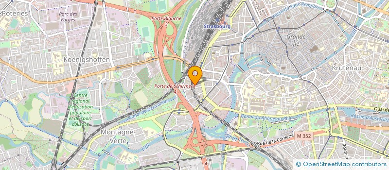 localisation de l'entreprise FAVOPNEU à STRASBOURG