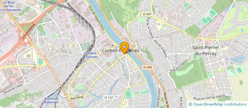 localisation de l'entreprise FAVORI GOLD à CORBEIL-ESSONNES