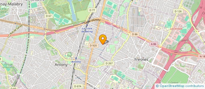 localisation de l'entreprise FAVORIA IMMOBILIER à ANTONY