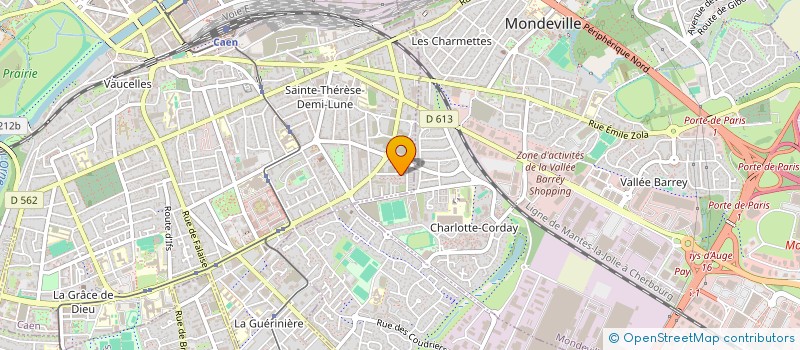 localisation de l'entreprise FAVORIS à CAEN