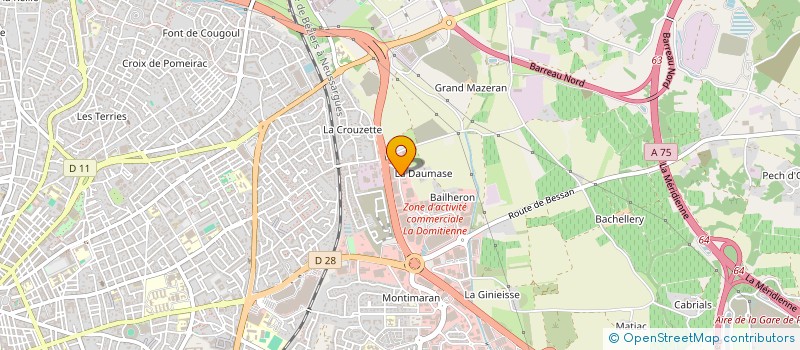 localisation de l'entreprise FAVORISER L'EMPLOI DS ENTRE MEDITERRANEE  BEZIERS