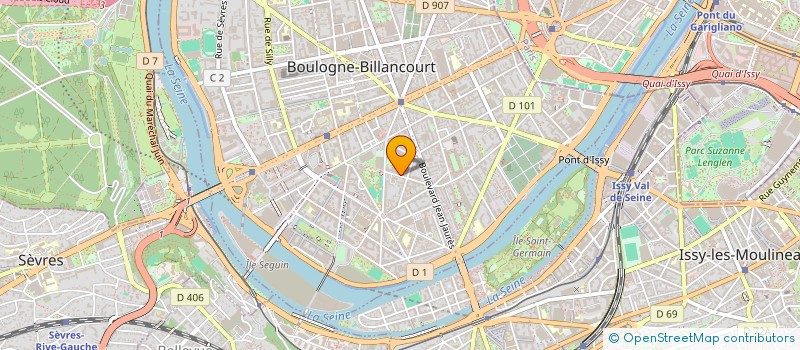 localisation de l'entreprise FAVORITE à BOULOGNE-BILLANCOURT