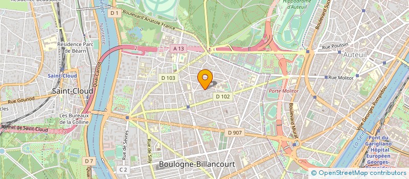 localisation de l'entreprise FAVORITE FLAVOURS EUROPE à BOULOGNE-BILLANCOURT