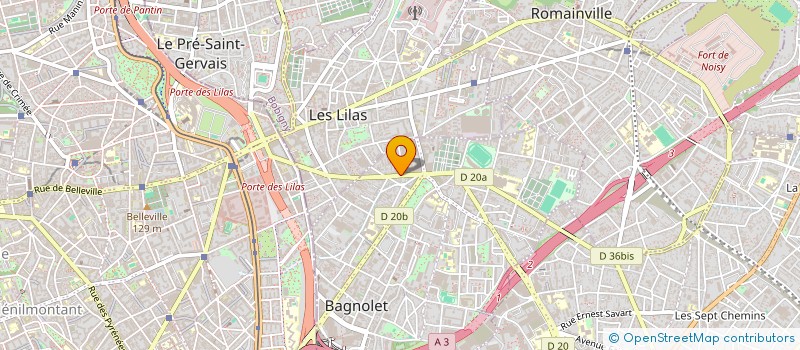 localisation de l'entreprise FAVORITE ISOLATION ET ALUMINIUM  BAGNOLET