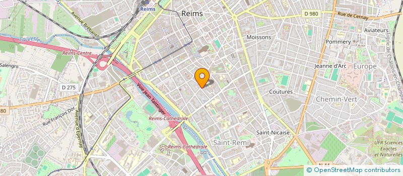 localisation de l'entreprise FAVORITE S  REIMS