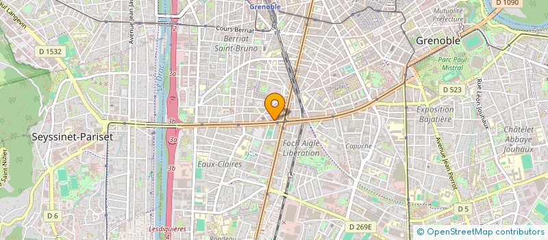 localisation de l'entreprise FAVORY à GRENOBLE