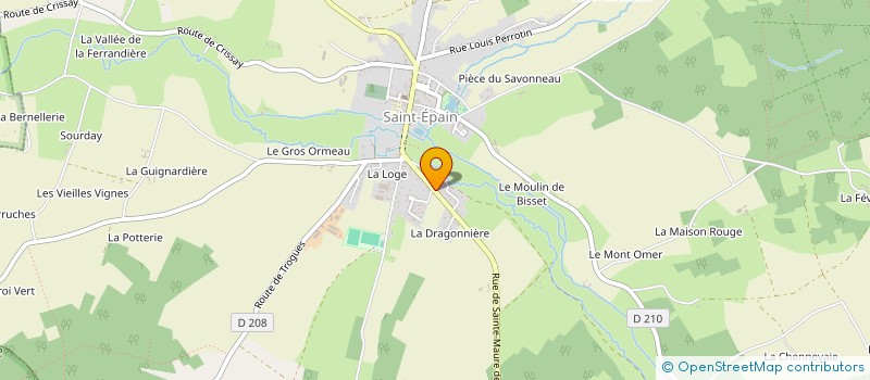 localisation de l'entreprise FAVOTTE  SORIGNY