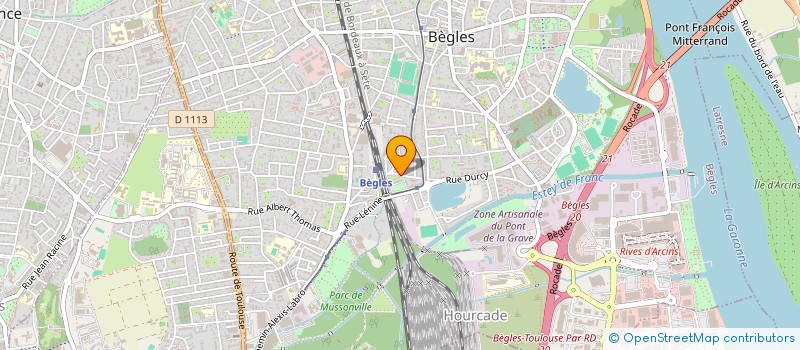 localisation de l'entreprise FAVPLA à BEGLES