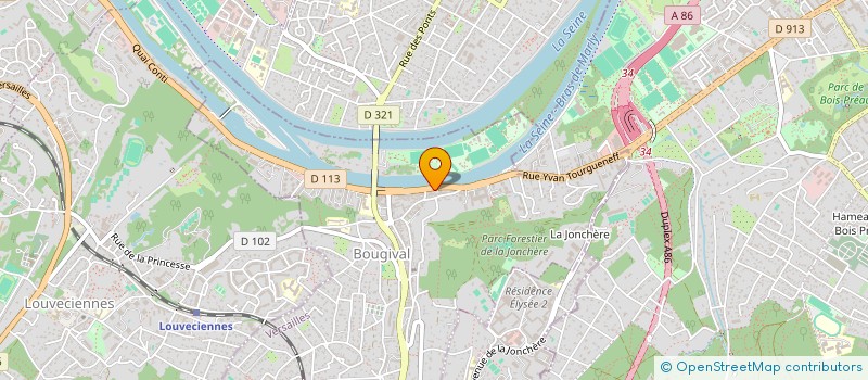 localisation de l'entreprise FAVRE CHEZAUD SOCIETY 3  BOUGIVAL