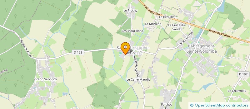 localisation de l'entreprise FAVRE DOMINIQUE à BAUDRIERES