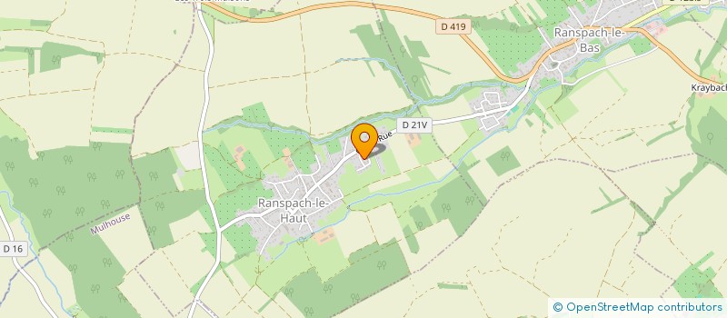 localisation de l'entreprise FAVRE ET COMPAGNIE  RANSPACH-LE-HAUT