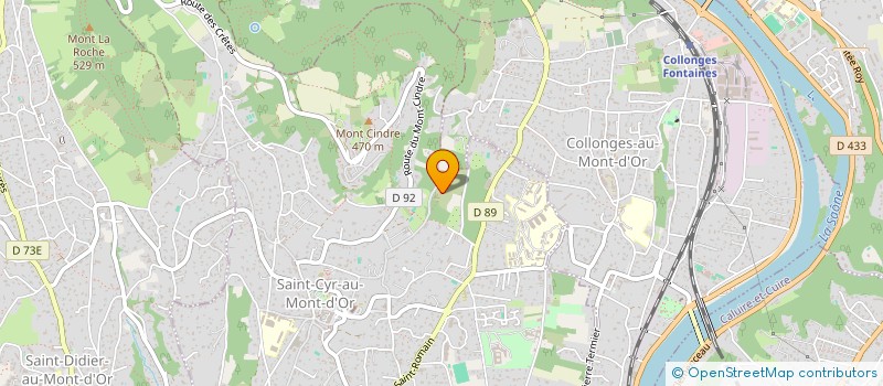 localisation de l'entreprise FAVRE ET FILS A 1  SAINT CYR AU MONT D OR