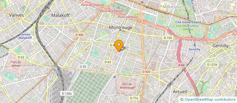 localisation de l'entreprise FAVRE ET LHAIK  MONTROUGE