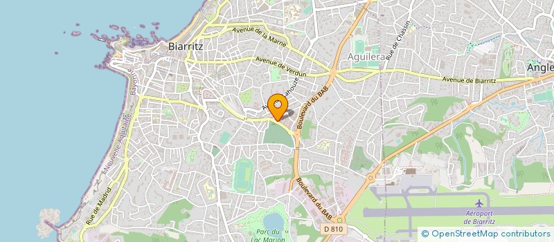 localisation de l'entreprise FAVRE HOLDING à BIARRITZ