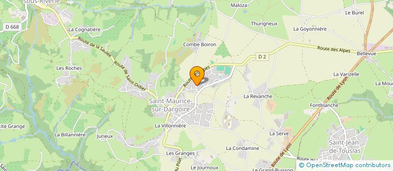 localisation de l'entreprise FAVRE HORIZON  CHABANIERE