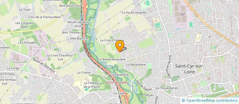 localisation de l'entreprise FAVRE IMMOBILIER  SAINT-CYR-SUR-LOIRE