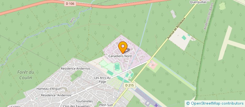 localisation de l'entreprise FAVRE INVEST  ANDERNOS-LES-BAINS