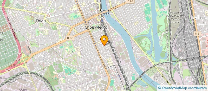 localisation de l'entreprise FAVRE JACQUOT - STATUT LMNP APPARTEMENT CHOISY LE ROI  CHOISY-LE-ROI