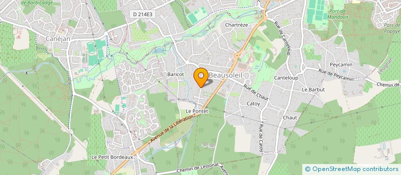 localisation de l'entreprise FAVRE-KHELUS  GRADIGNAN