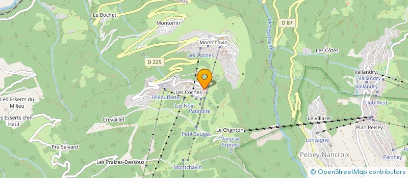 localisation de l'entreprise FAVRE PIL  LA PLAGNE TARENTAISE