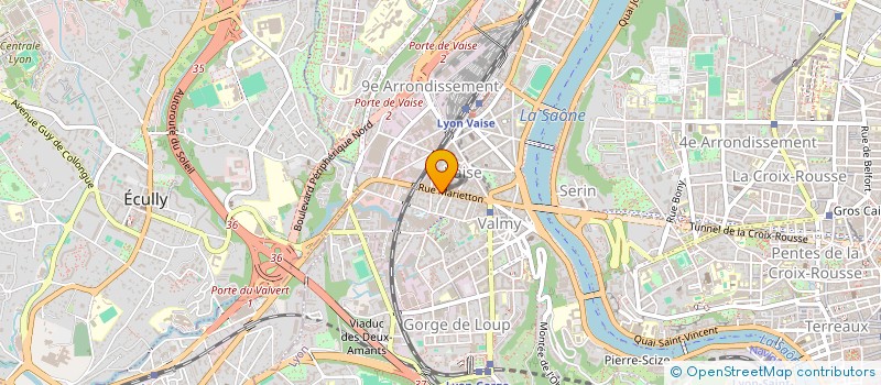 localisation de l'entreprise FAVRE - SEVE  LYON