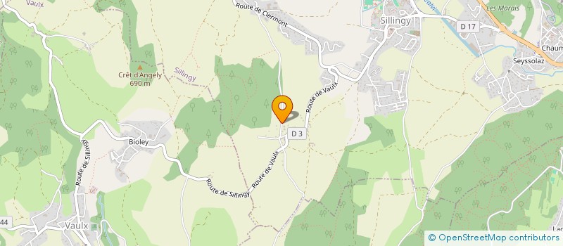 localisation de l'entreprise FAVRE TAXIS  SILLINGY