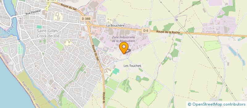 localisation de l'entreprise FAVREAU S.A.S. à SAINT-GILLES-CROIX-DE-VIE